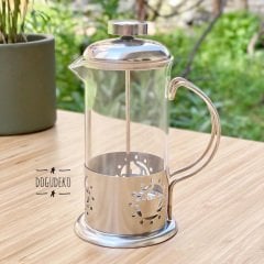 Arow Krom Borosilikat Cam 350 Ml French Press