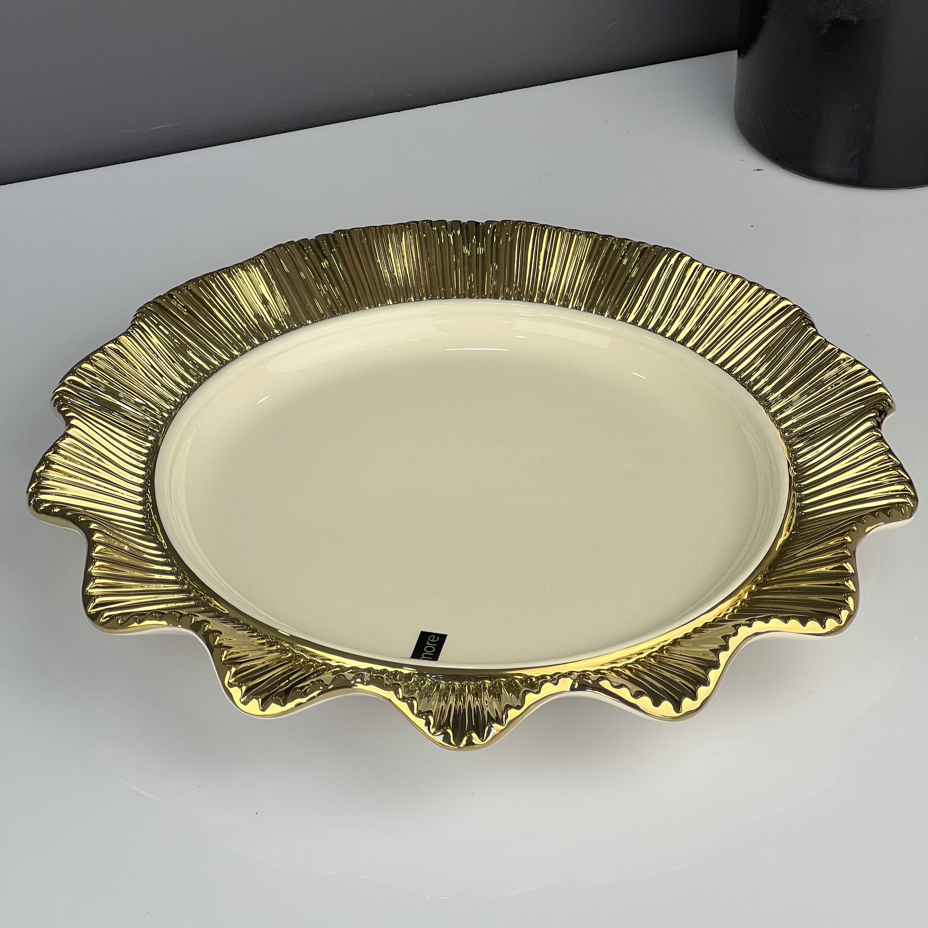 Pink And More Lüx Gold 33 Cm Çapında Servis