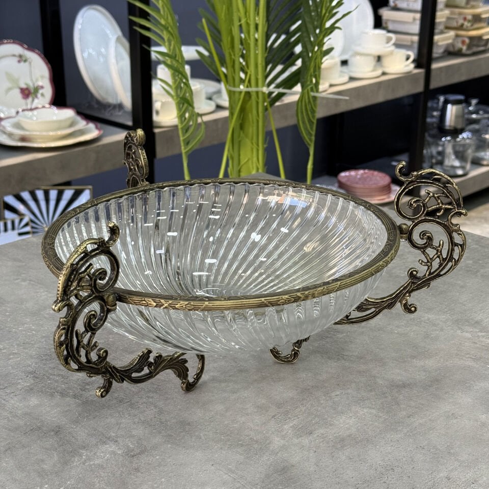 Royking Yuvarlak Derin Bronz 30 Cm Servis