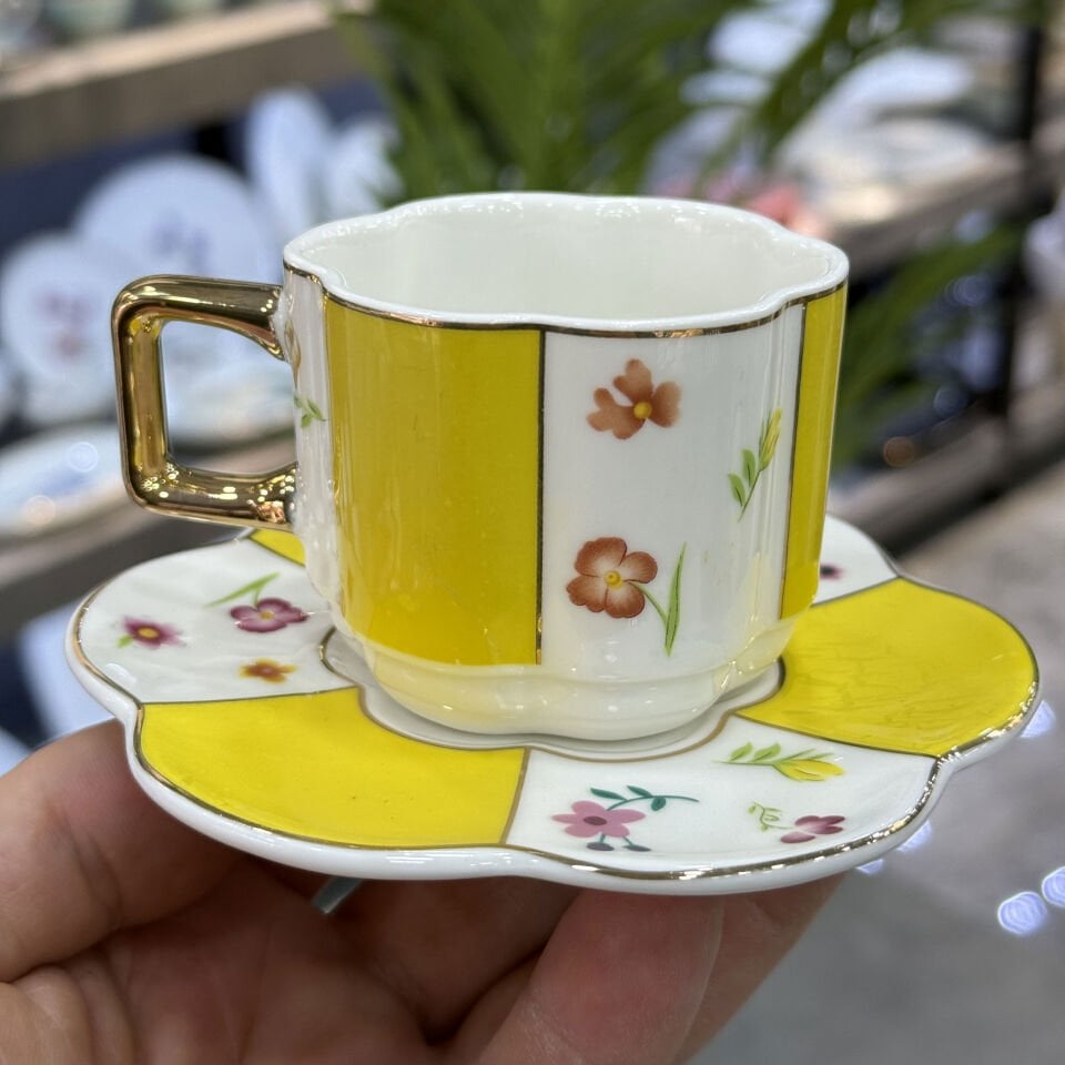 Lıssome 6 Lı Kahve Fincan Takımı Sarı