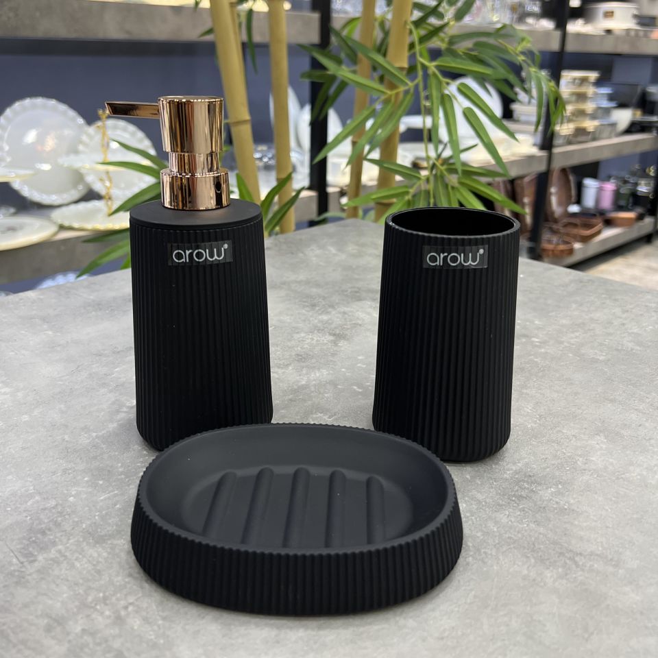 Seri Sonu 07 Seri Sonu Lüx Akrilik 3 Lü Banyo Seti
