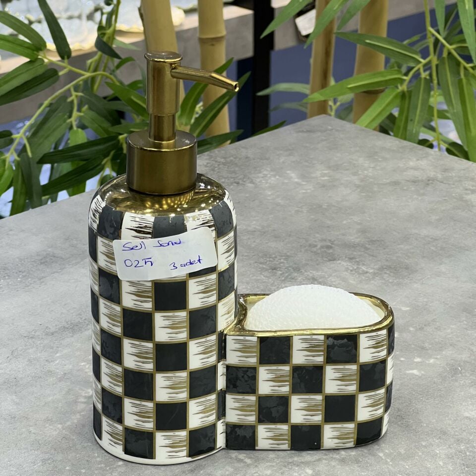 Seri Sonu 025 Lüx Stonware Sıvı Sabunluk