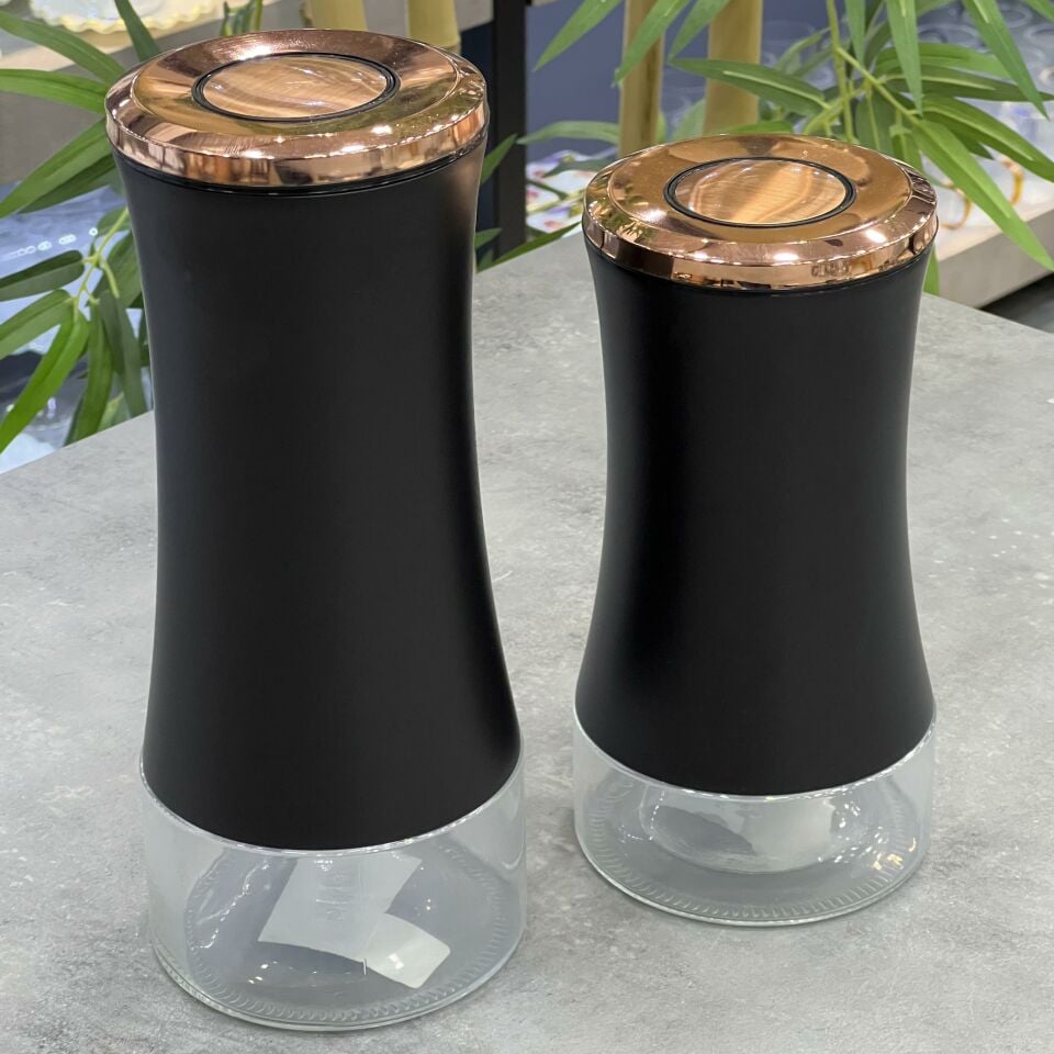 Seri Sonu 064 2 Li Metal Cam Vakumlu Kavanoz 26 - 22 Cm