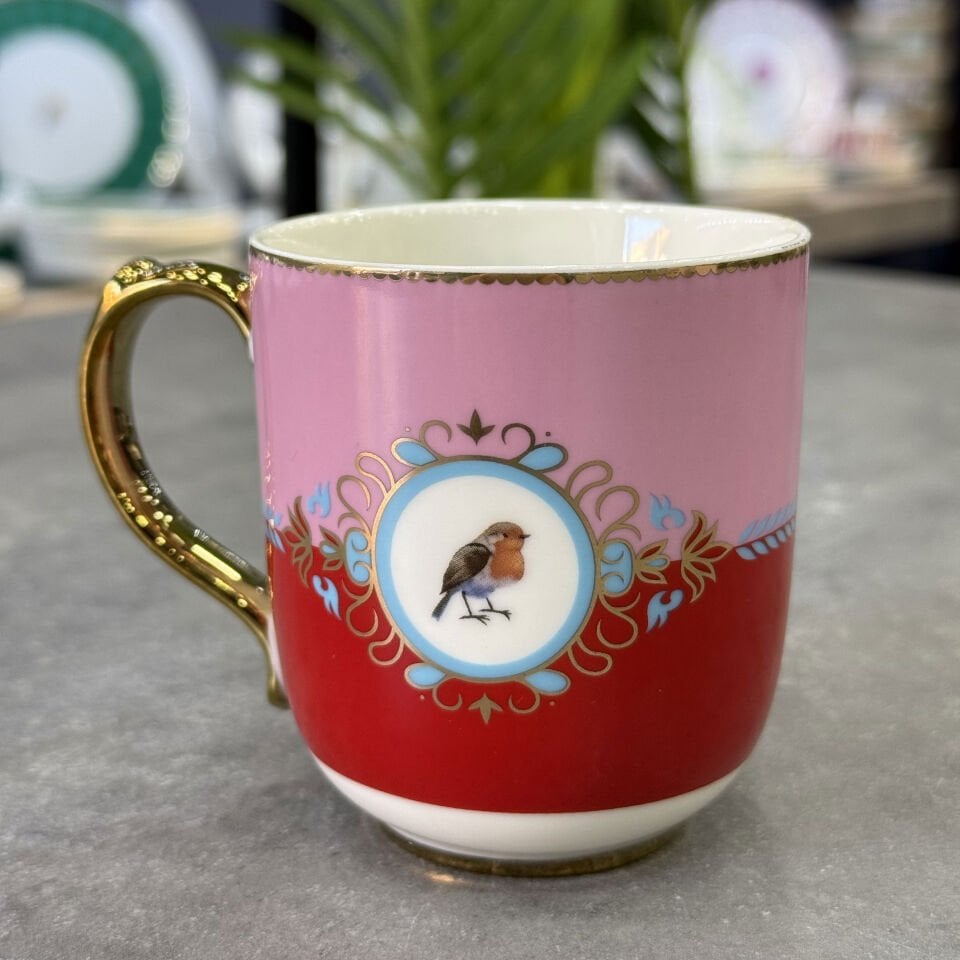 Lüx Porselen Bird Kupa