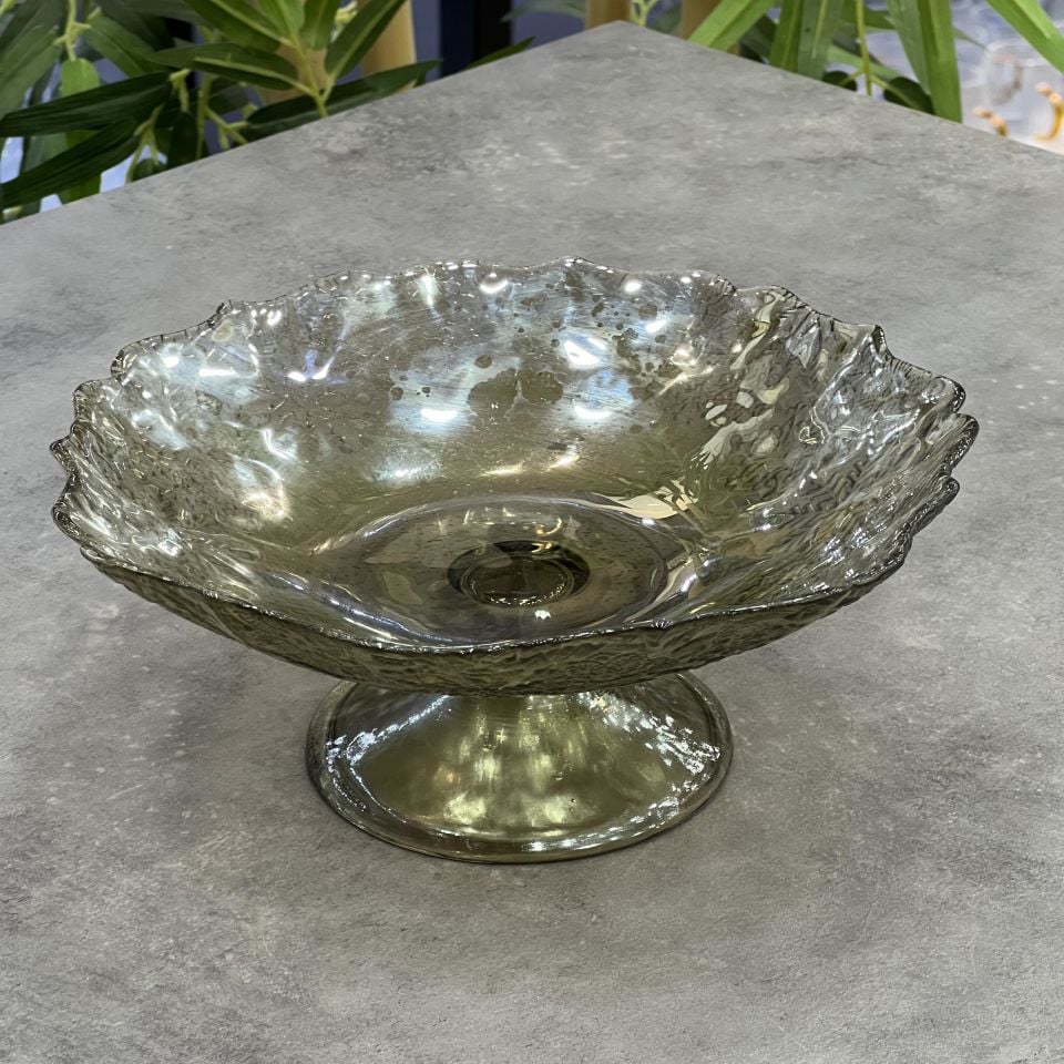 Seri Sonu 046 Cam Ayaklı Şekerlik 20 Cm