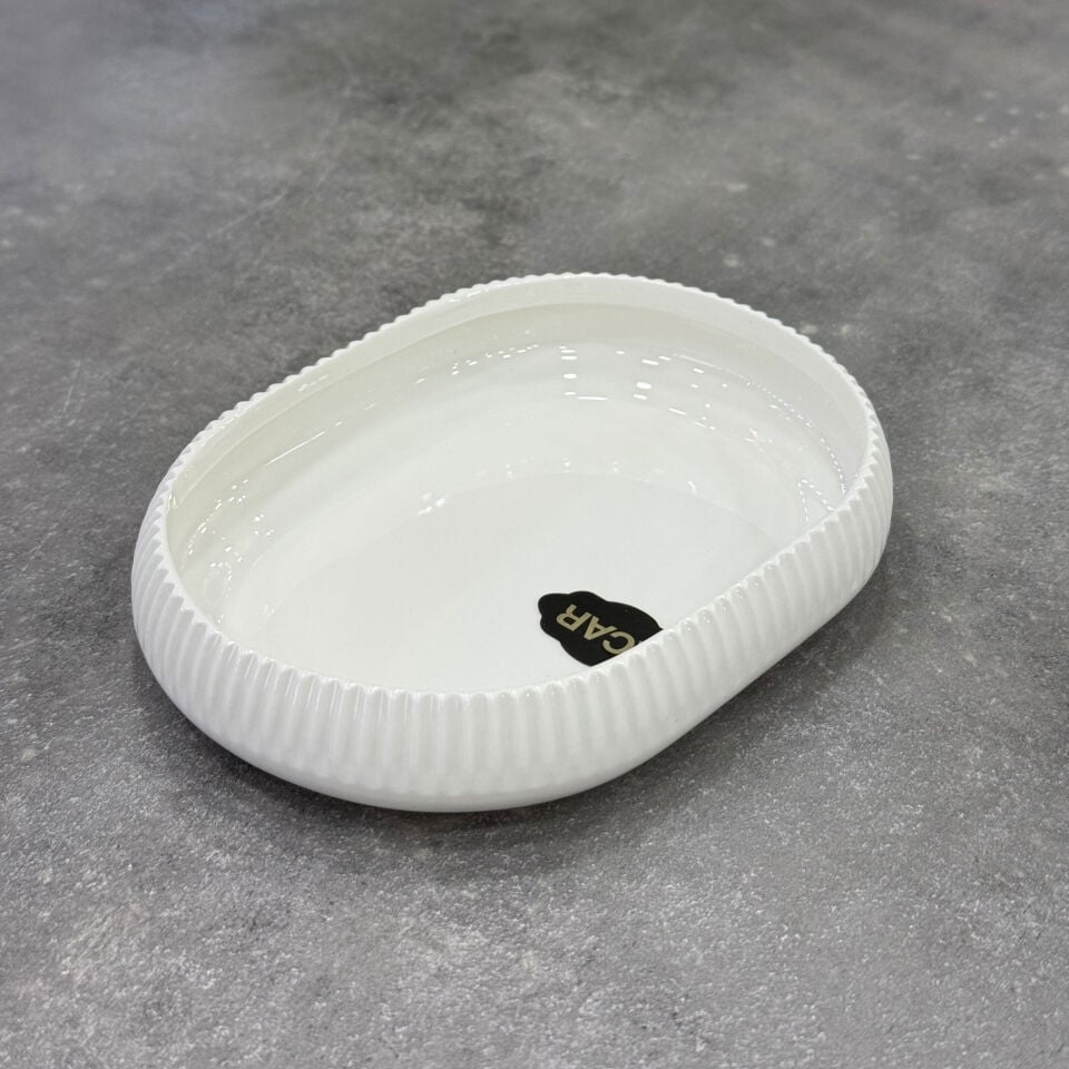 Bianco Line Oval Tabak 14 cm x 10 cm
