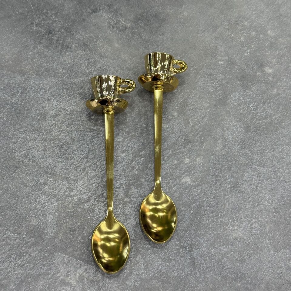 Seri Sonu 0371 Metal Figürlü 2 Li Kaşık (Defolu)