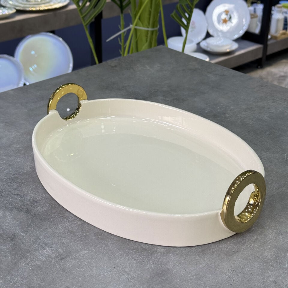 Bonaway Lüx Oval Gold Servis Sunumluk