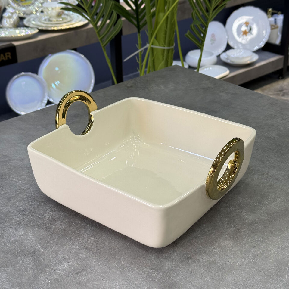 Bonaway Lüx Kare Derin Gold Servis Sunumluk