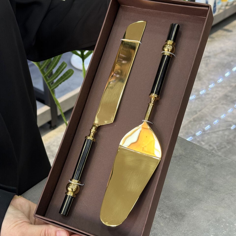 Gold Siyah Kek Servis Seti P327.126879