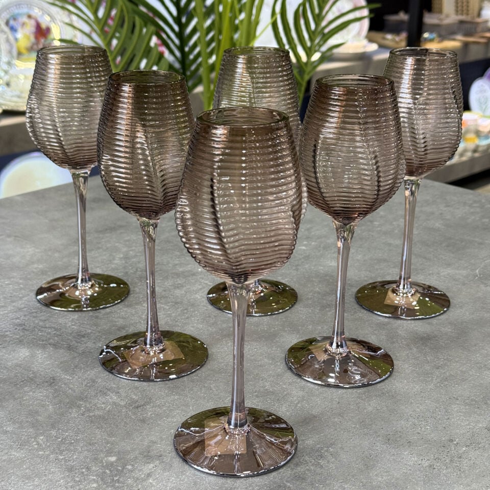 Elegance Goblet 6lı Kahve Yanı Bardak 220ml P391.120006