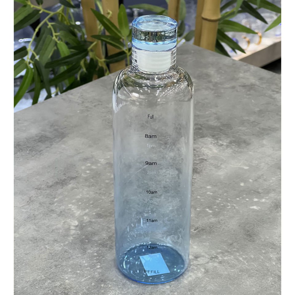 Seri Sonu Lüx Detoks Cam Mavi Matara 500 Ml