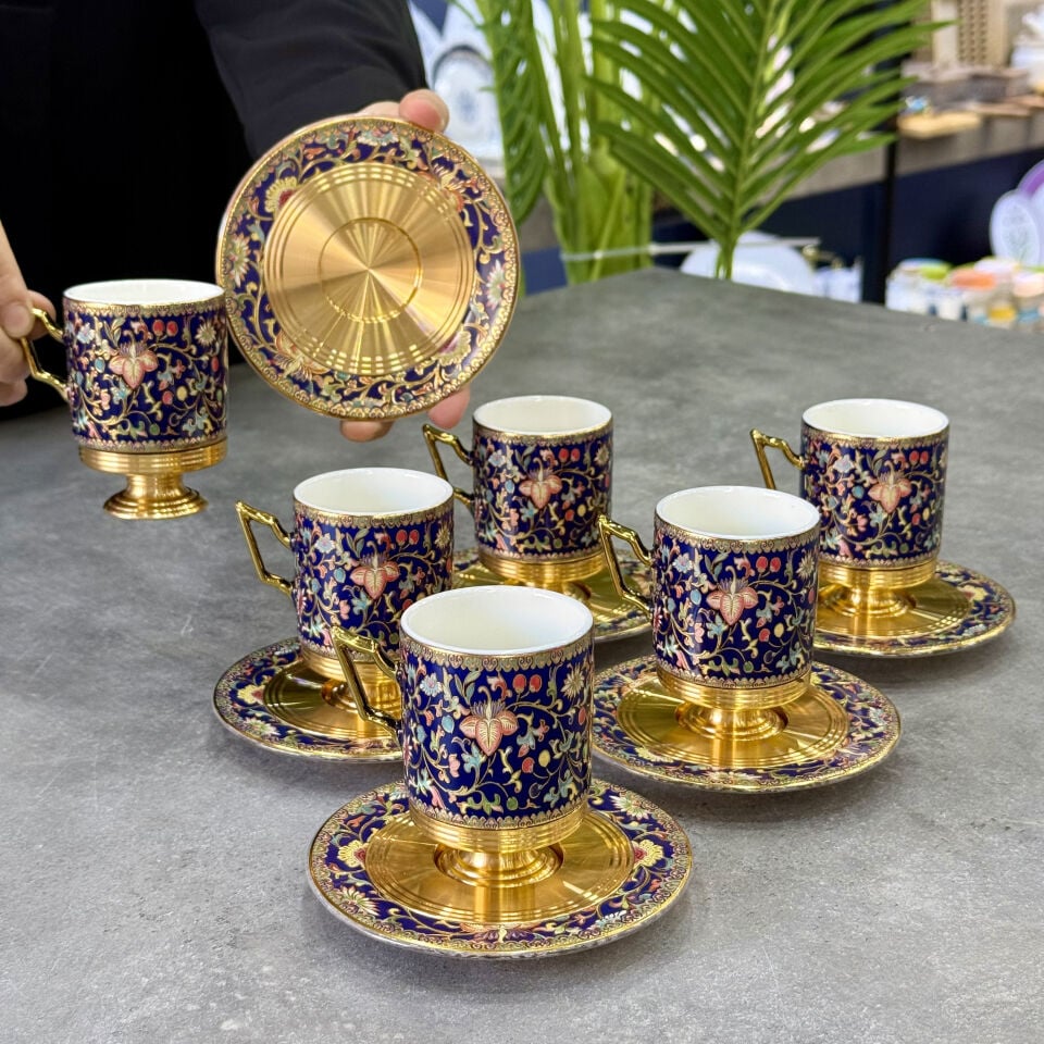 Linnie Porselen 6 Lı Avangarde Fincan Takımı