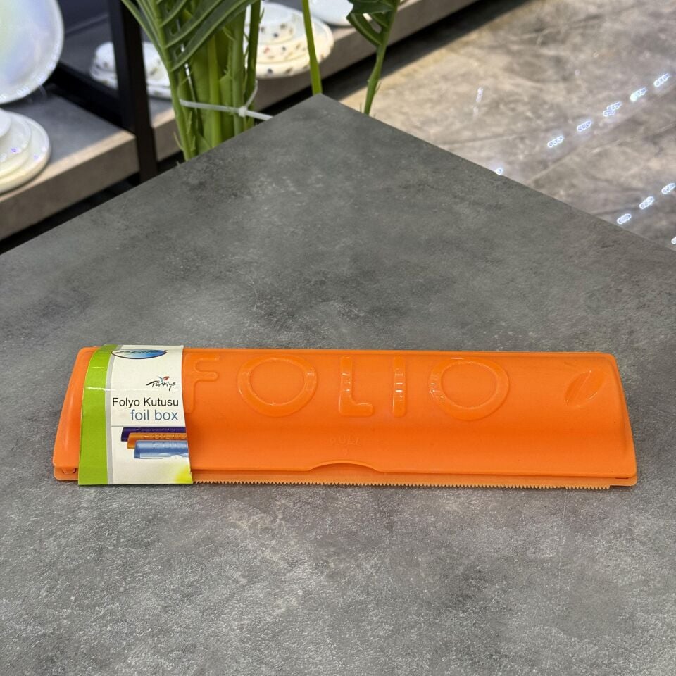 Seri Sonu 0397 Plastik Folyo Kutusu Turuncu