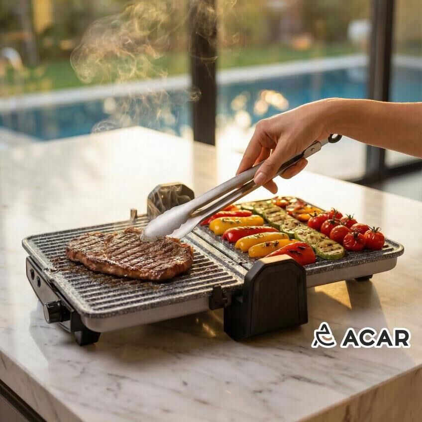 Ultimate Pro Pressio Izgara Ve Tost Makinesi Krem - 1800 W