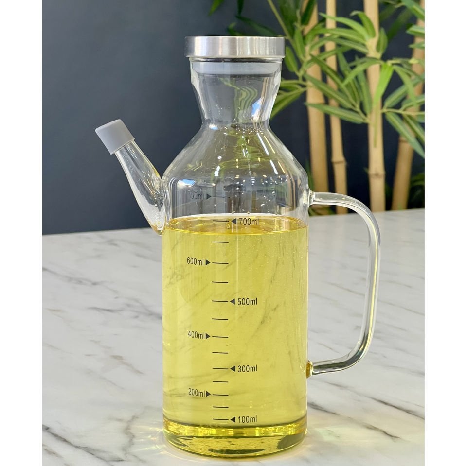 Lüx Borosilikat Cam Ölçülü Yağlık 750 ML Acr-191