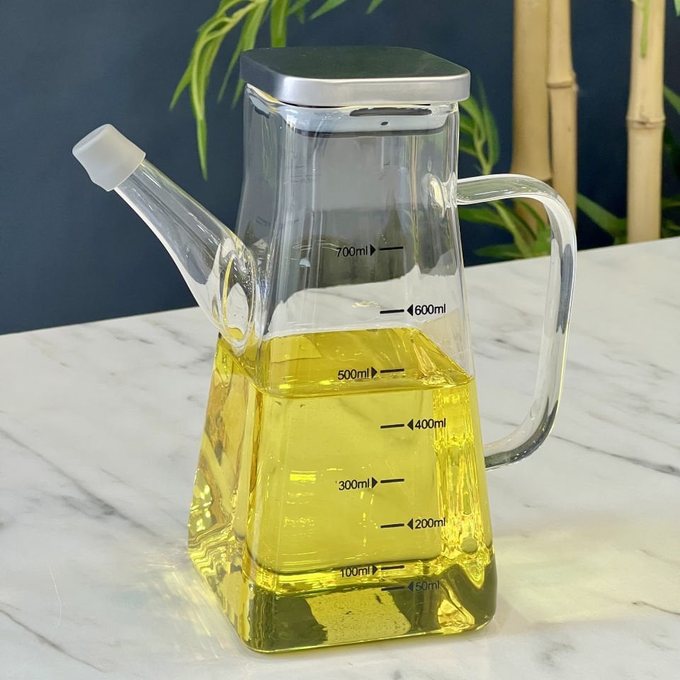 Lüx Borosilikat Cam Ölçülü Yağlık 700 ML Acr-199