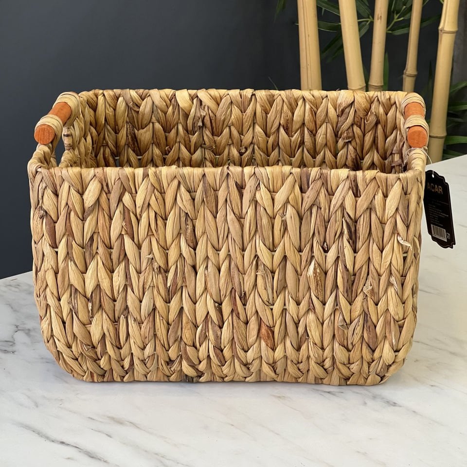 Lüx Çok Amaçlı Hasır Sepet Küçük 36 x 28 x 23