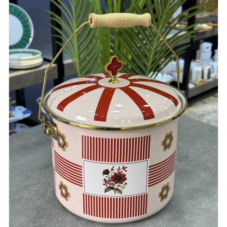 Lüx Emaye 5.4 Litre Bakraç Chloe 22 Cm