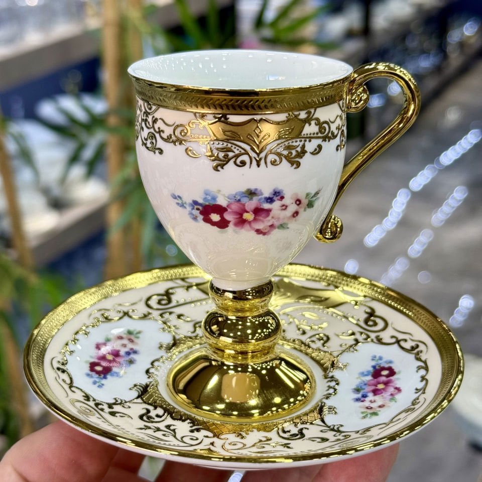 Julius Lüx Porselen 6 Lı Fincan Takımı