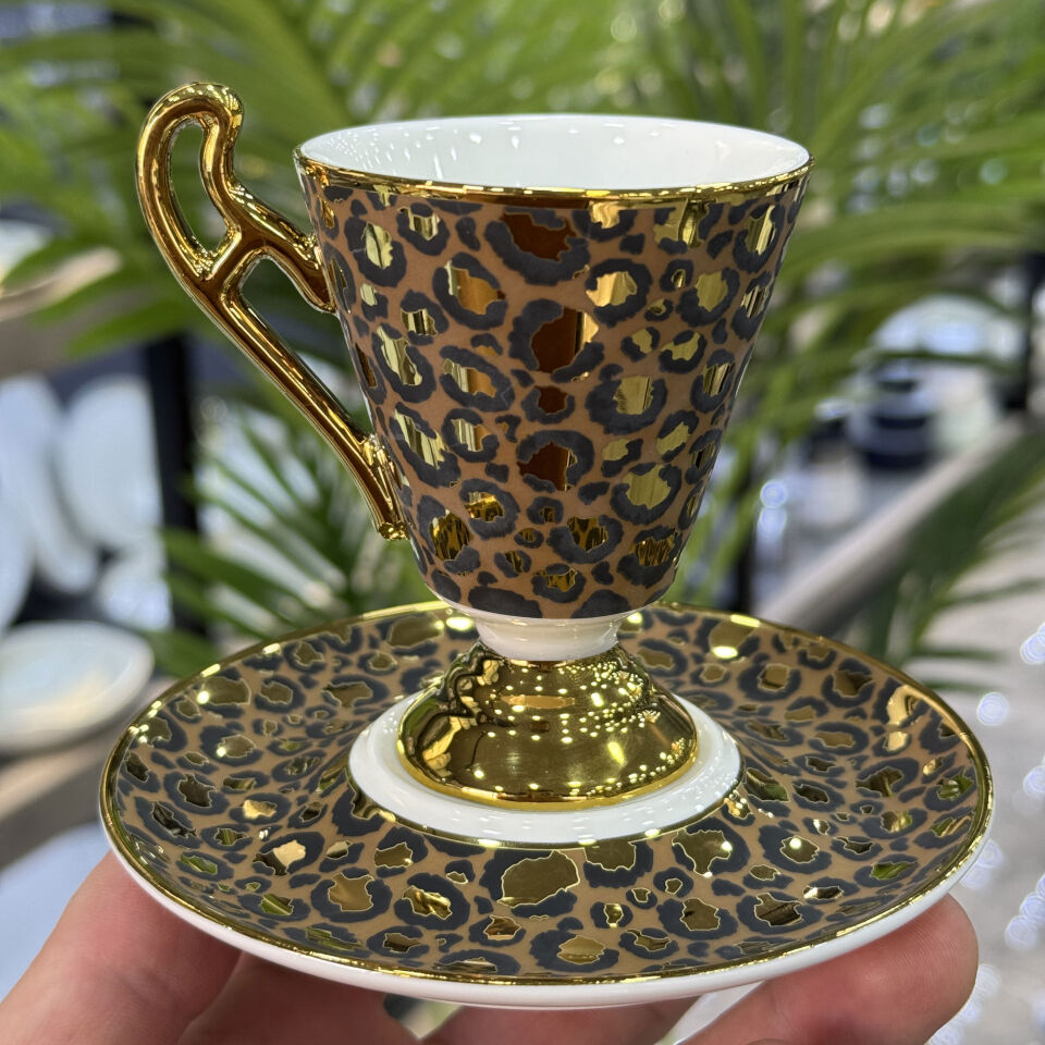 Taliana Gold Kahve 6 Lı Porselen Fincan Takımı