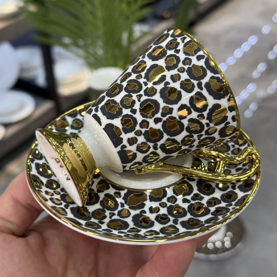 Taliana Beyaz Gold 6 Lı Porselen Fincan Takımı