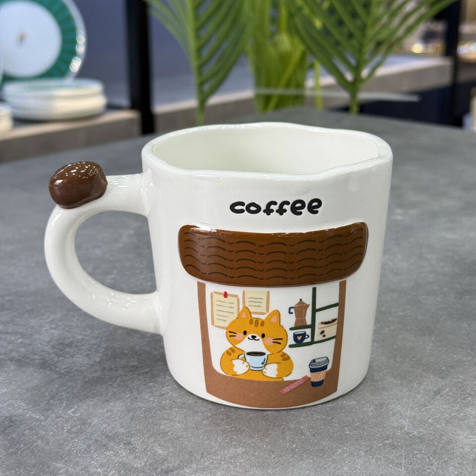 Lüx Retro Coffee Shop Kupa