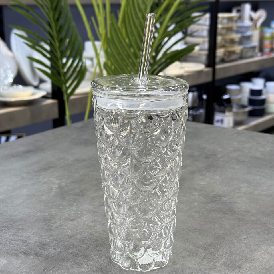 Borosilikat Cam Lüx Pipetli Bardak 500 Ml