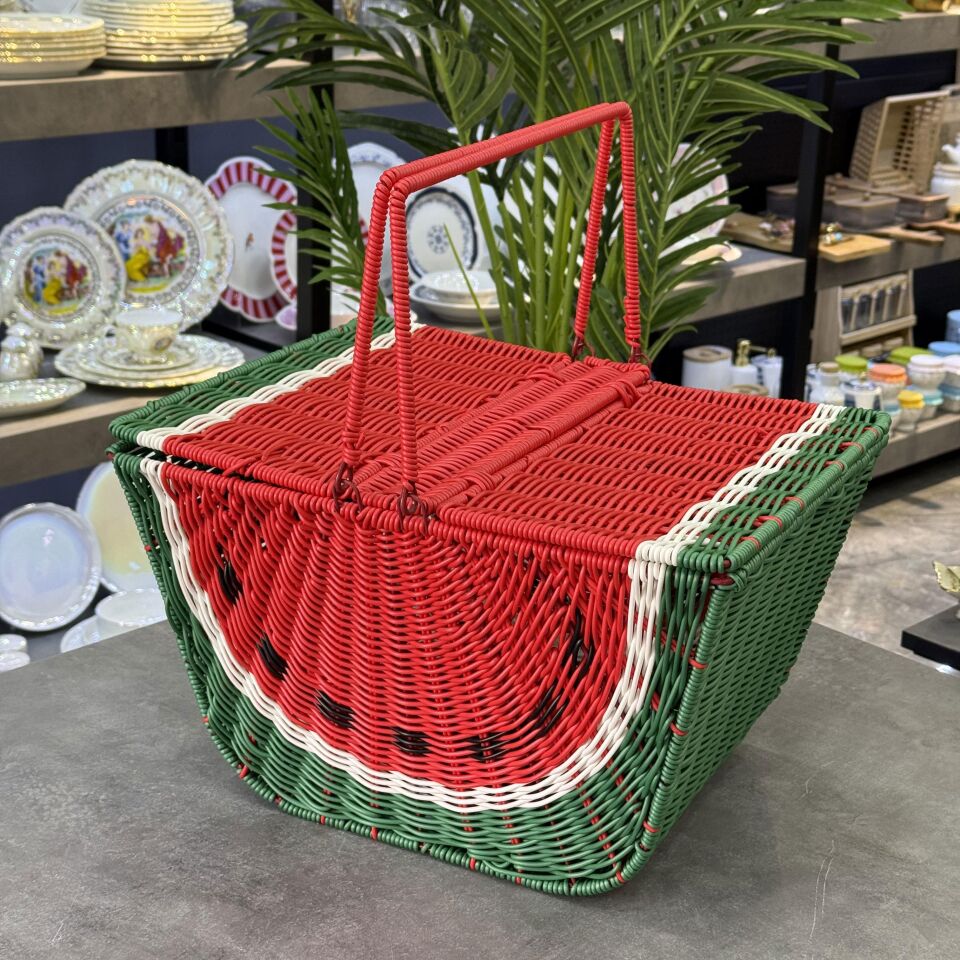 Rattan Karpuz Piknik Sepeti