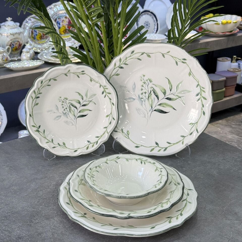 Seri Sonu 0495 Olivessa Stonware Yemek Takımı