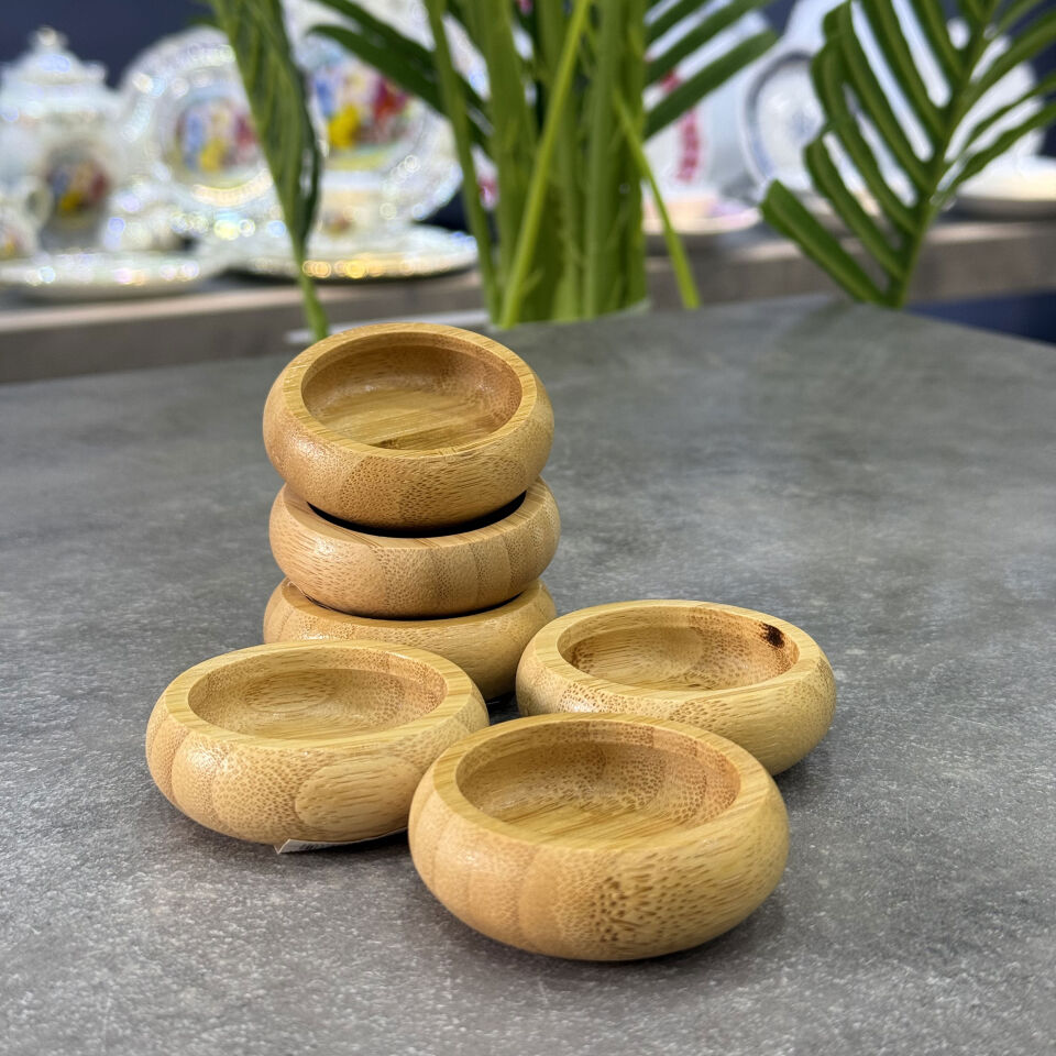 Seri Sonu Lüx Bambu Mini Sos Kasesi ( Adet Olarak Satılmaktadır)