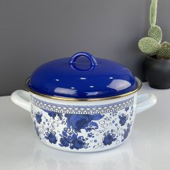 Lüx Emaye Retro Telli Kızartma Tenceresi 22 Cm