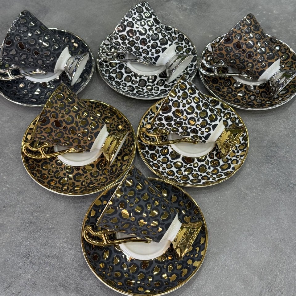 Taliana Asorti 6 Lı Porselen Fincan Takımı