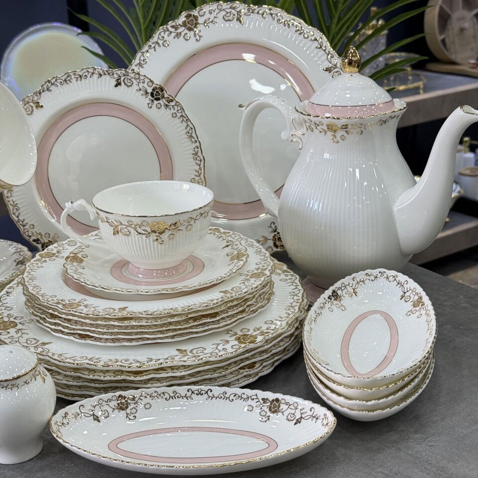 Fine Bone China Porselen 36 Parça Kahvaltı & Brunch Takımı
