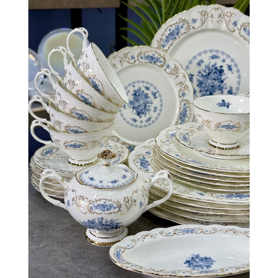 Mabel Fine Bone China Porselen 36 Parça Kahvaltı & Brunch Takımı