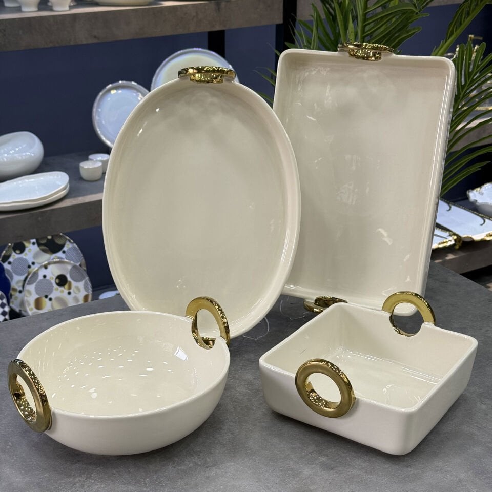Archer Lüx Gold 4 Parça Sunum Takımı