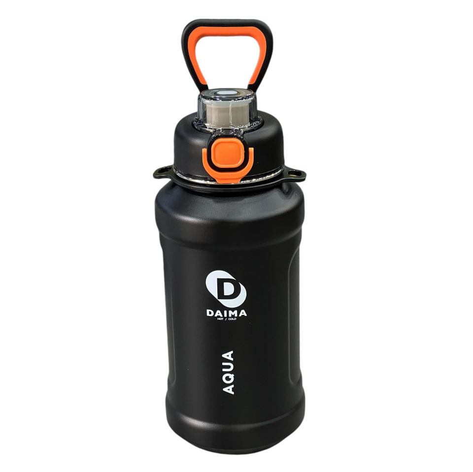 Daima Aqua 1000 ML Siyah Termos