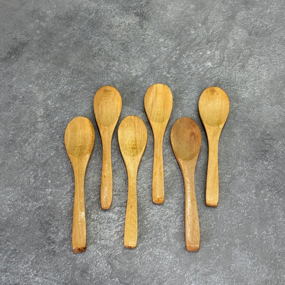 Seri Sonu 127 Bambu Çok Amaçlı 6 Lı Mini Kaşık