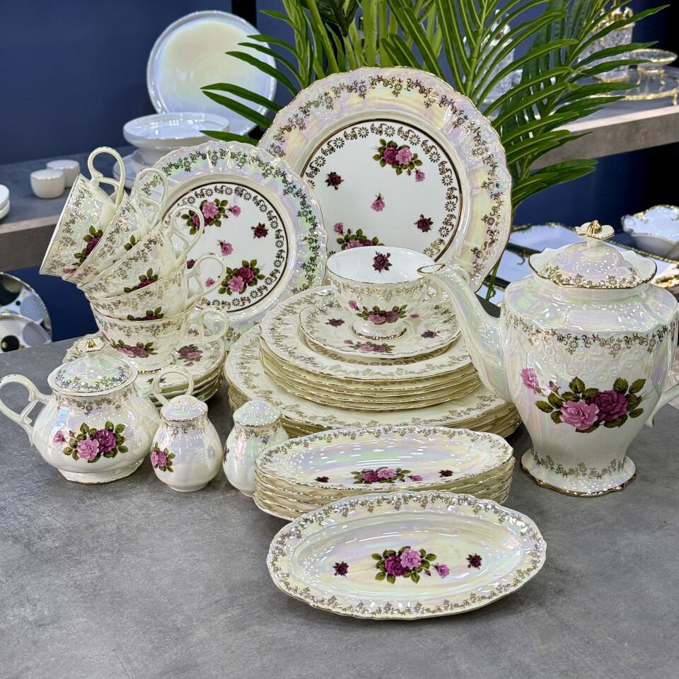 Adel Bone China Porselen 36 Parça Kahvaltı & Brunch Takımı