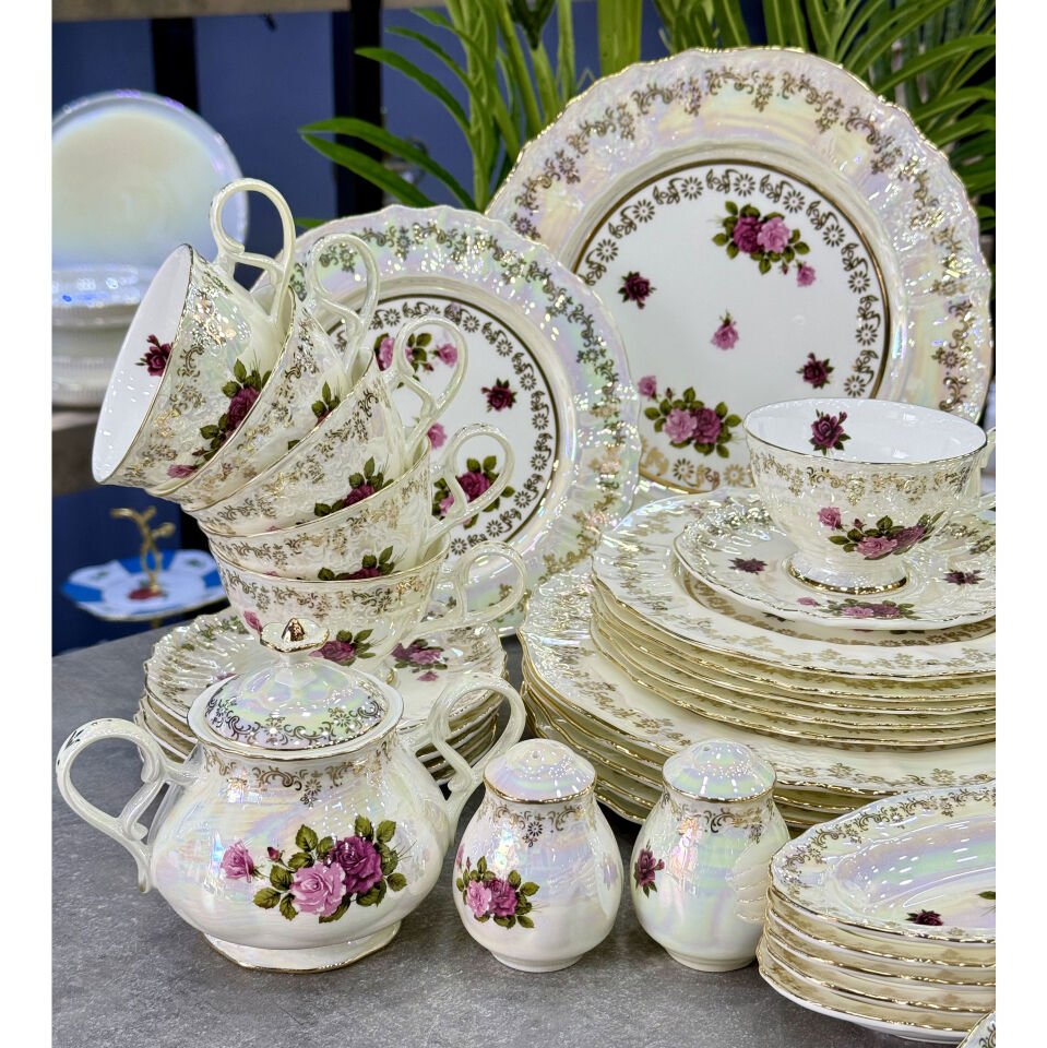 Adel Bone China Porselen 36 Parça Kahvaltı & Brunch Takımı