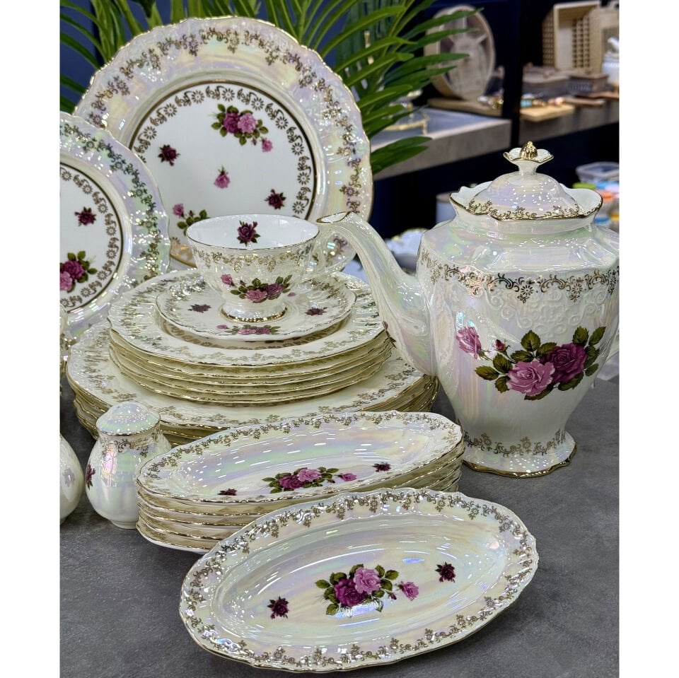 Adel Bone China Porselen 36 Parça Kahvaltı & Brunch Takımı