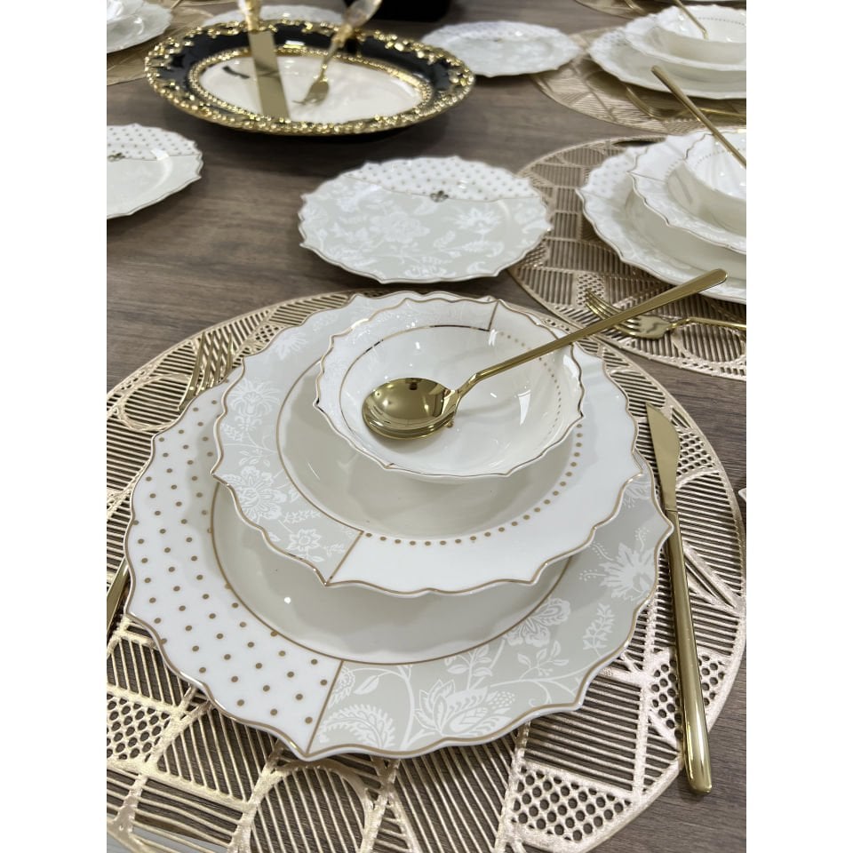 140 Parça Star Palace 12 Kişilik Yemek Sunum Takımı