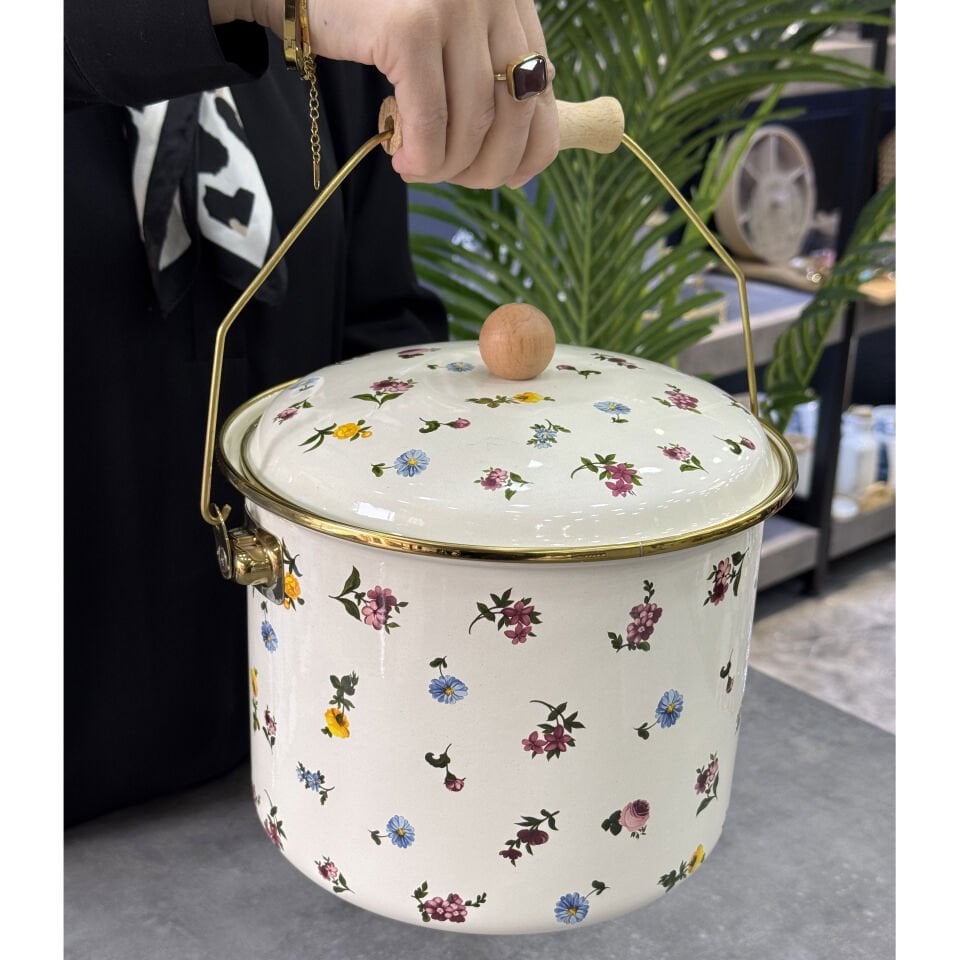 Petıt Fleur Emaye 20 Cm Bakraç