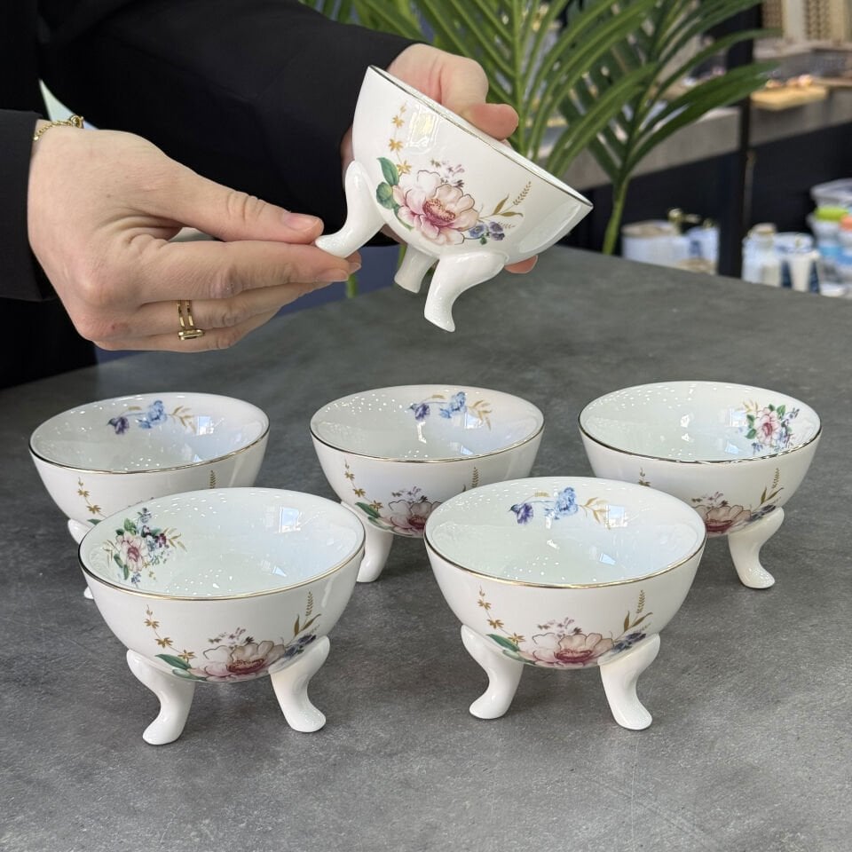 Little Garden Bone China Porselen 6 Lı Kase