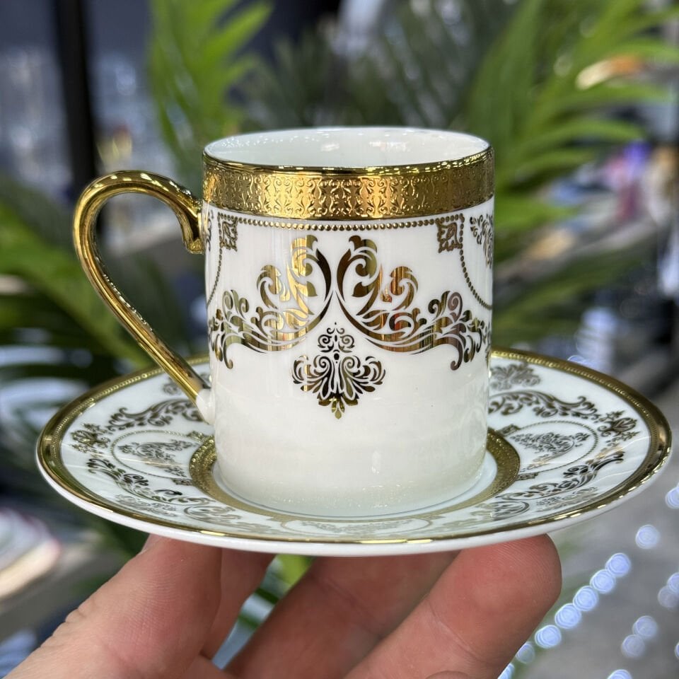 Lüx Porselen 6 Lı Avangart Fincan Takımı Vienna