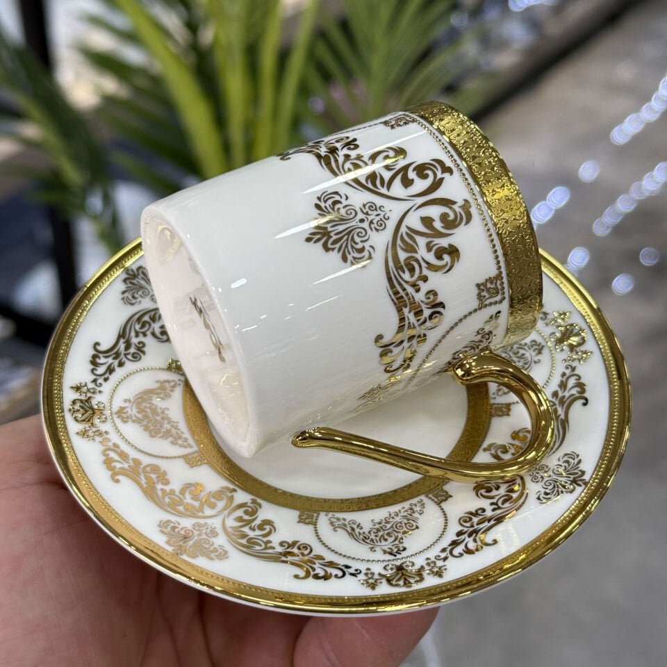 Lüx Porselen 6 Lı Avangart Fincan Takımı Vienna