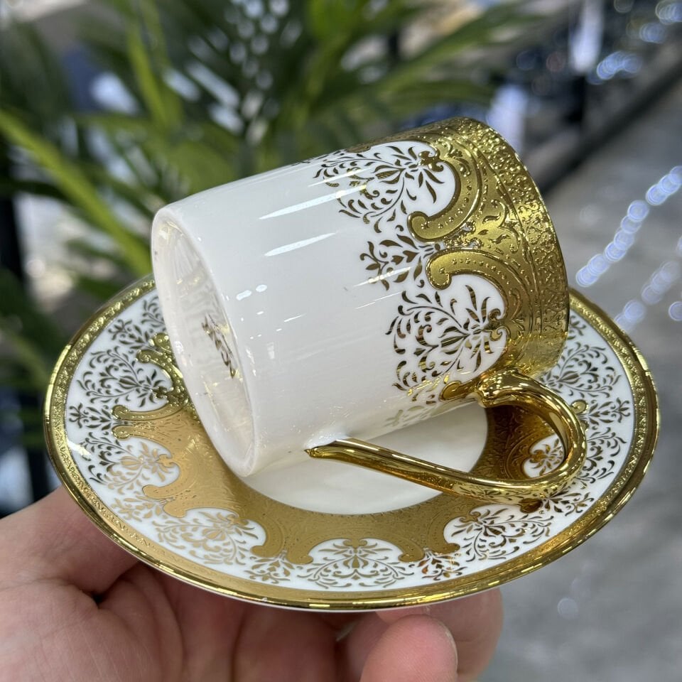 Lüx Porselen 6 Lı Avangart Fincan Takımı Adora