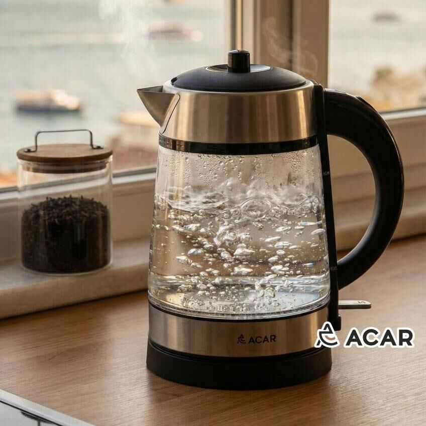 Ultimate Pro Tea Max Cam İnox Çay Makinesi