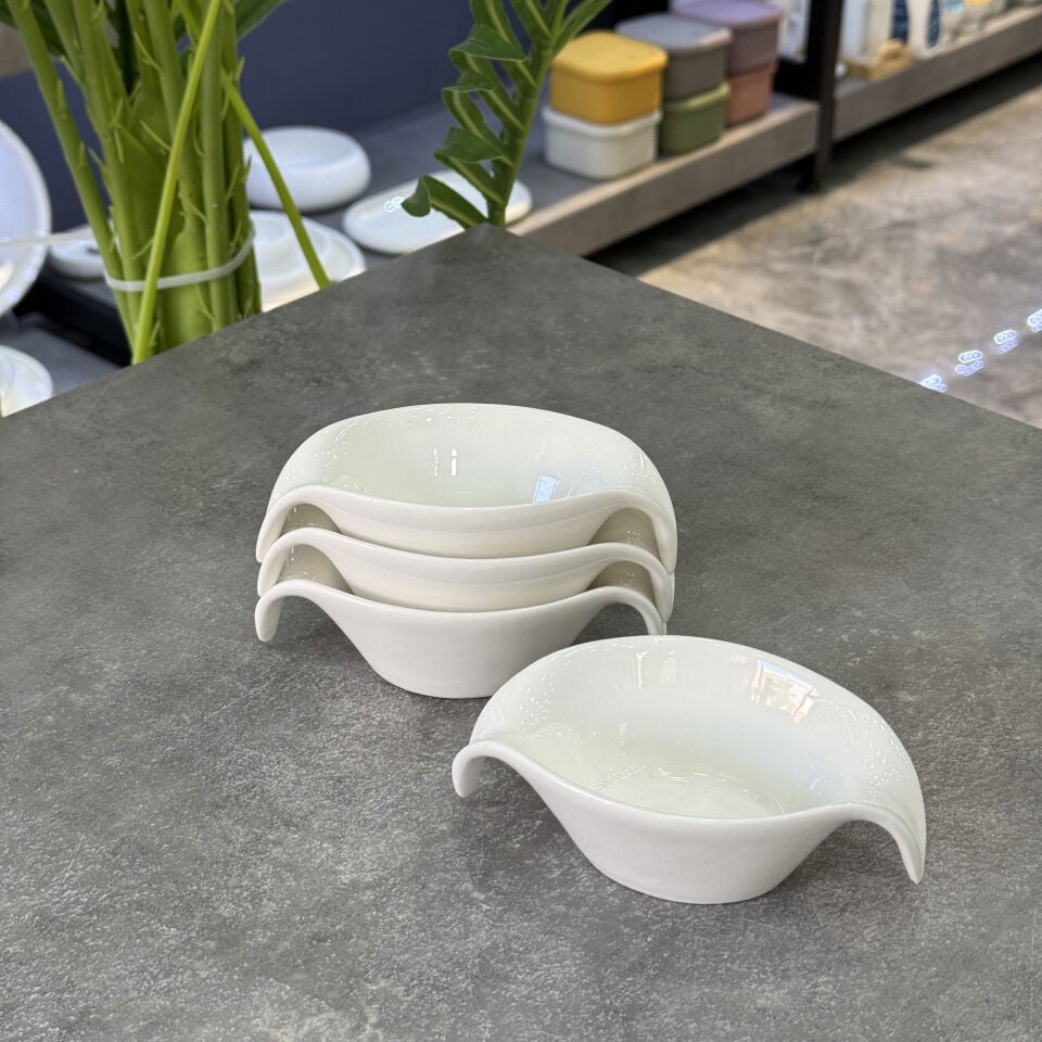 Seri Sonu 228 4 Lü Porselen Kahvaltılık Sosluk 12 Cm