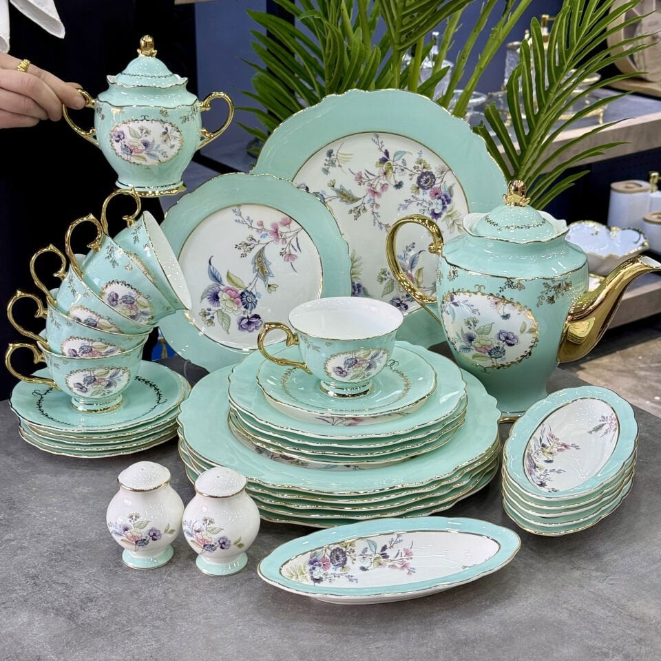 Linda Fine Bone China Porselen 36 Parça Kahvaltı & Brunch Takımı